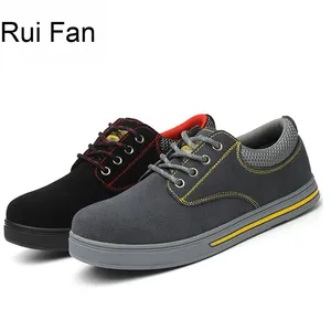 Manufacturer Wholesale Casual Sports <b>Work</b> <b>Shoes</b> <b>Comfortable</b> Waterproof Steel Toe Anti-Smash Anti-Stab Labor Safety <b>Shoes</b> - Product Image 2