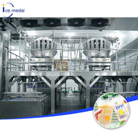 Ligne de production de glace en cubes automatique de 20 tonnes avec conception modulaire, solution tout-en-un pour usine de glace comestible, Maquina De Hielo