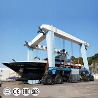 Yacht- und Bootshebevorrichtung: 50, 100, 200, 500, 600, 800, 1200 Tonnen Bootshebeportalkran, Marine-Travel Lift zum Verkauf