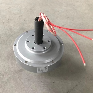 มอเตอร์ 100W แบบดิสก์ไร้แกนแม่เหล็ก กำเนิดไฟฟ้า 500RPM โรเตอร์ด้านนอก สำหรับ VAWT R&X 12V/24V 50/60Hz แกนหมุนแบบ Axial Flux Coreless PMG 100w สำหรับ VAWT - Product Image 3