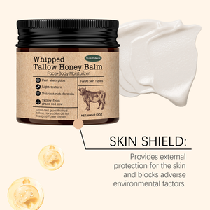 WoodSleep Beef Tallow <strong>Paste</strong> Deeply Moisturizer Brightening <strong>Wrinkle</strong> Remover Grass Fed Tallow Wild Honey Face Body Cream Skin Care - Product Image 6