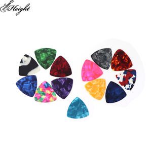 طباعة شعار مخصص ملون سيلولويد غيتار ريشة وسيط غيتار يختار لصوت كهربائي - Product Image 3