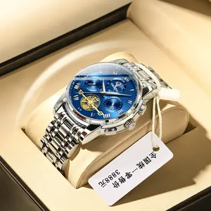 50% OFF NIBOSI 2507 Men Analog Quartz Wristwatch Stainless Steel Relojes Hombre Elegance Watches