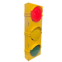 Vente directe d'usine de feux de signalisation routière pour véhicules en aluminium et PC, étanches, 12 pouces, alimentés par LED 24V