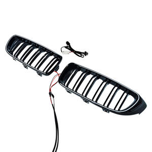 2013-2019 para <span class=keywords><strong>BMW</strong></span> 4 Series F32 parrillas de coche doble línea luminosa LED reemplazo de red media nueva condición Material ABS - Product Image 2