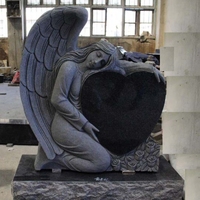 Styles européens G654 Pierre tombale et monuments en granit