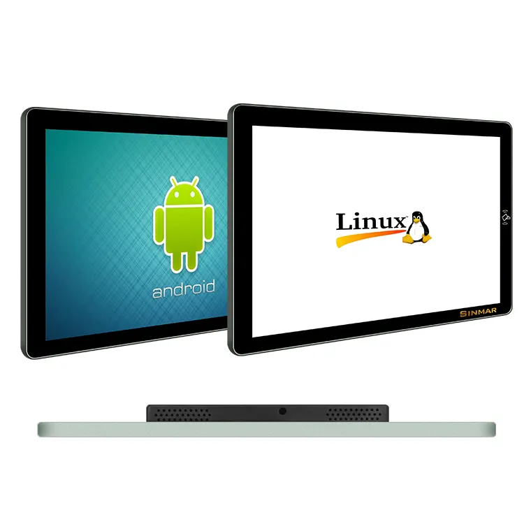 Sinmar Wand halterung Eingebetteter Touchscreen All-in-One-Android-Monitor Wasserdichtes USB-LCD-industrielles kapazitives Touchscreen-Display