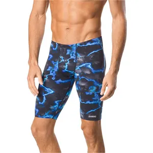 Hot Sale Customize Brand Casual Swimwear Different Colors Mid Length for Men's Swimming Trunk