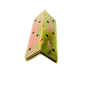 Soportes de Esquina Plateados para Cabello de Pared de 120mm, Placas de Hierro Angular, Accesorios de Fijación para Camas - Product Image 2