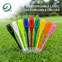 Crayon marqueur de golf en plastique personnalisé avec logo, prix d'usine, crayons de golf multicolores pour le pointage au golf