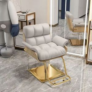 Sillas de peluquería de lujo de alta gama K - sillas especiales con elevación y rotación para cortes de pelo, barbería y estética de celebridades - Product Image 2