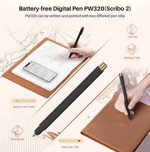 Huion Milieuvriendelijke Smart Notebook Voor Digitale Tekening Handschrift Fusion Smart Herbruikbare Notebook En Pen Set Draagbare X10 Oem
