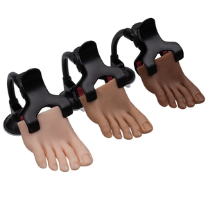 Suave realista Sexy silicona <span class=keywords><strong>pie</strong></span> femenino venta al por mayor precio barato maniquí realidad modelo salón <span class=keywords><strong>uñas</strong></span> silicona práctica pies - Product Image 3