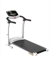 Nouveau modèle de tapis roulant abordable pour la maison avec guidon, machine à courir inclinable avec porte-bouteille pour l'exercice et la perte de poids
