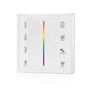 Skydance T24 4 zone RF 2.4G Wireless a parete pannello di vetro telecomando con batteria - Product Image 5