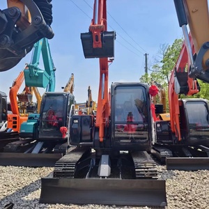 Excavatrice Hitachi Zx70 d'occasion d'origine japonaise, Zx110 120-6, mini-excavatrice d'occasion de 7 tonnes, excavatrices d'occasion Hitachi Zx70 Zx75 Zx120 Zx200 - Product Image 3