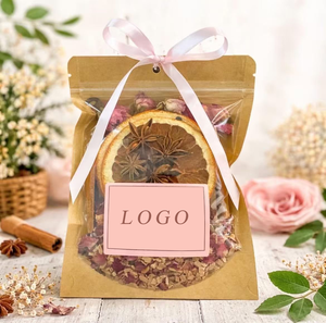<span class=keywords><strong>Sel</strong></span> de Bain Personnalisé avec Logo, Emballé dans un Sac en Papier Kraft Écologique, <span class=keywords><strong>Sel</strong></span> d'<span class=keywords><strong>Epsom</strong></span> Parfumé Floral Hydratant, Cadeau - Product Image 1