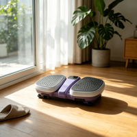 Mini plaque vibrante sans fil portable pour usage domestique, machine de fitness pour tonifier, remodeler, amincir et favoriser le bien-être