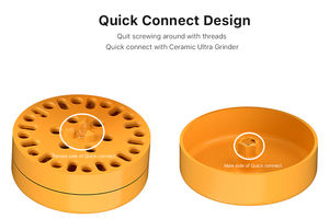 เครื่องบด OEM คุณภาพสูงสําหรับผลิตภัณฑ์สูบบุหรี่อุปกรณ์เสริมเครื่องบดยาสูบสมุนไพร, กล่องของขวัญ - Product Image 3