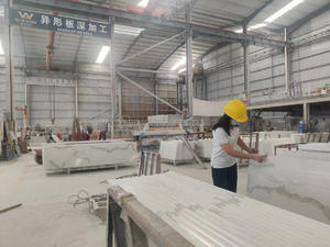 Mühendislik prefabrik beyaz yapay mermer tezgahı granit mutfak ada otel daire tuvalet yemek için - Product Image 4