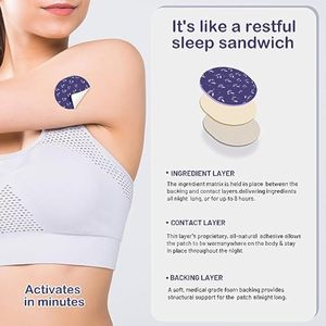 Patchs de mélatonine, mélatonine en marque privée, patch pour favoriser le sommeil pour adultes - Product Image 6