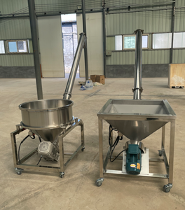 Sistema di trasporto di polvere verticale facile da pulire macchina di alimentazione a coclea sollevatore a spirale per la produzione alimentare - Product Image 4