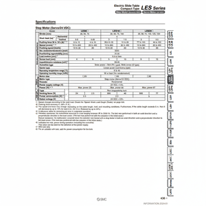 LES25LJ-125B-R5CM17T โต๊ะสไลด์ไฟฟ้านิวเมติก SMC - Product Image 1