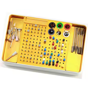 Scatola di <span class=keywords><strong>Endo</strong></span> dentale in alluminio con righello grande Volume manuale di alimentazione File Burs Gutta posacristallo - Product Image 1