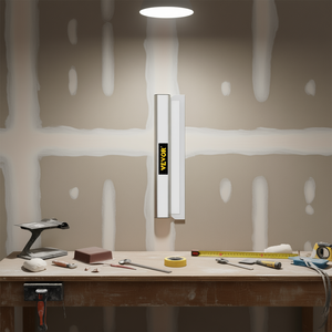 Espátula Vevor de 32 pulgadas de acero inoxidable con hoja de aluminio para paneles de yeso, espátula para tablero de yeso, herramienta de construcción duradera - Product Image 2