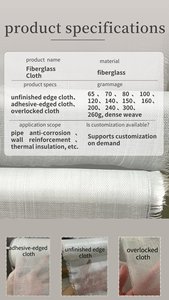 サテン織りファイバーグラス布プロメーカーの高温耐性 - Product Image 6