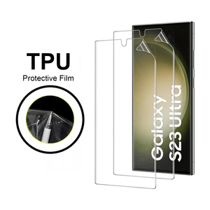 Pellicola Protettiva per Schermo in Idrogel Flessibile con Rivestimento Oleofobico Autorigenerante per Samsung <span class=keywords><strong>Galaxy</strong></span> S25+ S24+ <span class=keywords><strong>S23</strong></span> Ultra Edge - Product Image 1