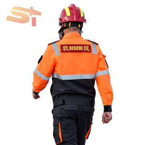 SIKE Feuerwehr Orange Schutzanzüge Aluminisiert Herren Mit Lagen Uniform Zertifikat Kinder Feuerwehranüge Hitze - Product Image 5