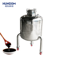 Prix usine en acier inoxydable liquide réservoir de stockage d'eau sanitaire lait miel boissons réservoir de maintien avec roues