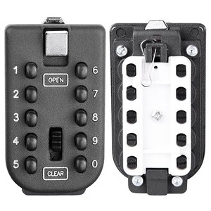 <span class=keywords><strong>Caja</strong></span> de Seguridad con botón de combinación para almacenamiento de <span class=keywords><strong>llaves</strong></span>, <span class=keywords><strong>caja</strong></span> de seguridad con código reiniciable para casa, <span class=keywords><strong>llaves</strong></span> de repuesto montadas en la pared al aire libre, 10 unidades - Product Image 6