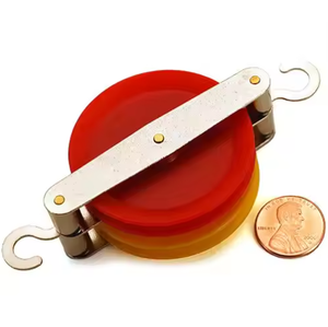 Gelsonlab HSPD-035C Haute qualité Petit Plastique Triple <span class=keywords><strong>Tandem</strong></span> <span class=keywords><strong>Poulie</strong></span> pour d'expérimentation Physique - Product Image 4