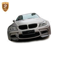 Kit de carrocería ancha de FRP: Parachoques delantero, tapa de maletero trasera, faldones laterales, aletas de guardabarros traseras y delanteras para BMW Serie 3 E90 - Piezas de tuning