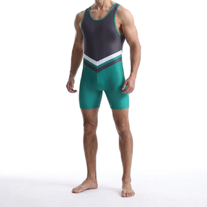 Combinaison de lutte unisexe, couleur personnalisée, une pièce, polyester extensible, respirant, léger, 220g, combinaison athlétique - Product Image 3