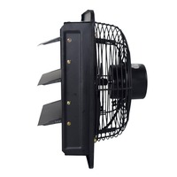 Ventilateur d'extraction de haute qualité, 10/12/14/16/20 pouces, entrepôt, ouverture et fermeture automatiques, type d'obturateur métallique