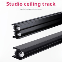 Sistema de Rieles Deslizantes Externos de Aleación de Aluminio para Techo Suspendido en Estudio de Fotografía, para Máquina de Transmisión en Vivo