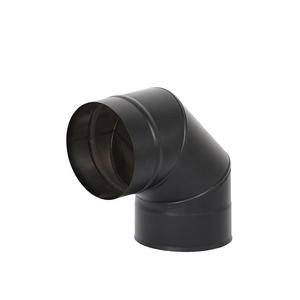 <span class=keywords><strong>Tuyau</strong></span> <span class=keywords><strong>de</strong></span> <span class=keywords><strong>poêle</strong></span> à paroi unique en acier inoxydable <span class=keywords><strong>noir</strong></span> <span class=keywords><strong>de</strong></span> 6 po, coude à 90 degrés - Product Image 1