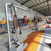Máquina de Poleas Cruzadas YG-FITNESS YG-1012, Equipo de Gimnasio Comercial para Entrenamiento de Cuerpo Completo