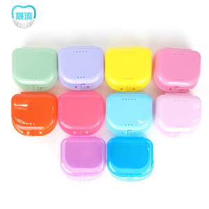 Dental <b>Retainer</b> <b>Case</b> With Holes Orthodontic Care Storage Box For Teeth Aligners And Braces Protection - Product Image 1