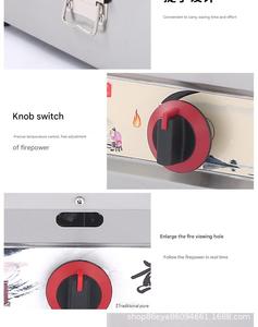 Machine à crêpes et à tortillas <span class=keywords><strong>rotative</strong></span> antiadhésive commerciale en acier inoxydable Machine à crêpes et à pizzas à gaz avec moteur pour la production de collations - Product Image 5