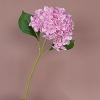 Bunga Sutra Buatan Princess Hydrangea, Tangkai Bunga Ikat Tangan Gaya Eropa untuk Dekorasi Pernikahan dan Hotel