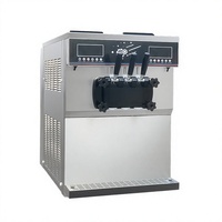 Moseener Commerciële RVS Energy Star Gecertificeerde Soft Serve IJsmachine met Fruit & Melk Opties