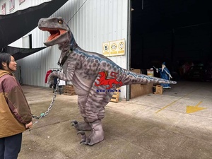 <span class=keywords><strong>Disfraz</strong></span> de Dinosaurio <span class=keywords><strong>Velociraptor</strong></span> Realista para Espectáculos y Eventos - Product Image 3