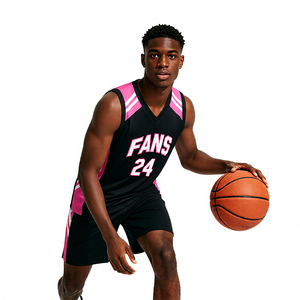 Maglia da Basket Personalizzata Fanshi con Nome e Numero Stampati per Uomini e Ragazzi, Uniforme Sportiva, Maglietta Hip Hop - Product Image 2