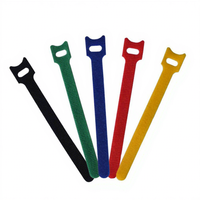 Verstellbarer Wiederverwendbarer Nylon-Klettverschluss-Kabelbinder mit Doppelverschluss für Kabelmanagement und Kabelorganisation