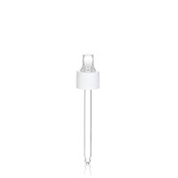 Bouchon compte-gouttes en plastique EU-Beauty inviolable compte-gouttes en silicone ampoule en caoutchouc coloré pour bouteilles en verre