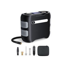 Compresseur d'air portable haute puissance 180W 150psi avec câble EPDM et moniteur de pression des pneus pour SUV, VR, plastique